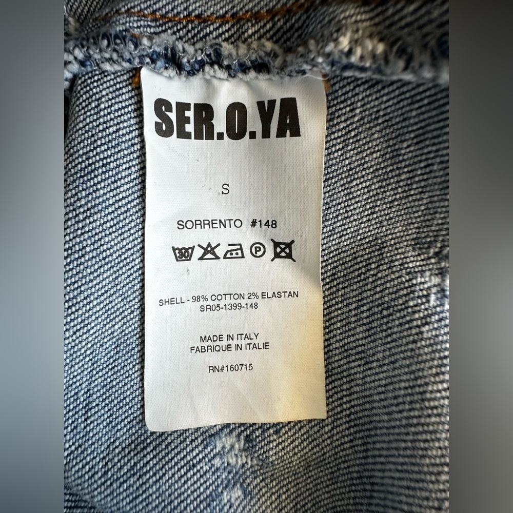 SER.O.YA Leighton Dress blue denim mini dress Size‎ Small - Picture 9 of 17